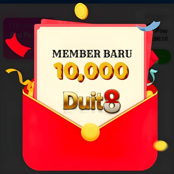 DUIT8 Bonus Member Baru 100%